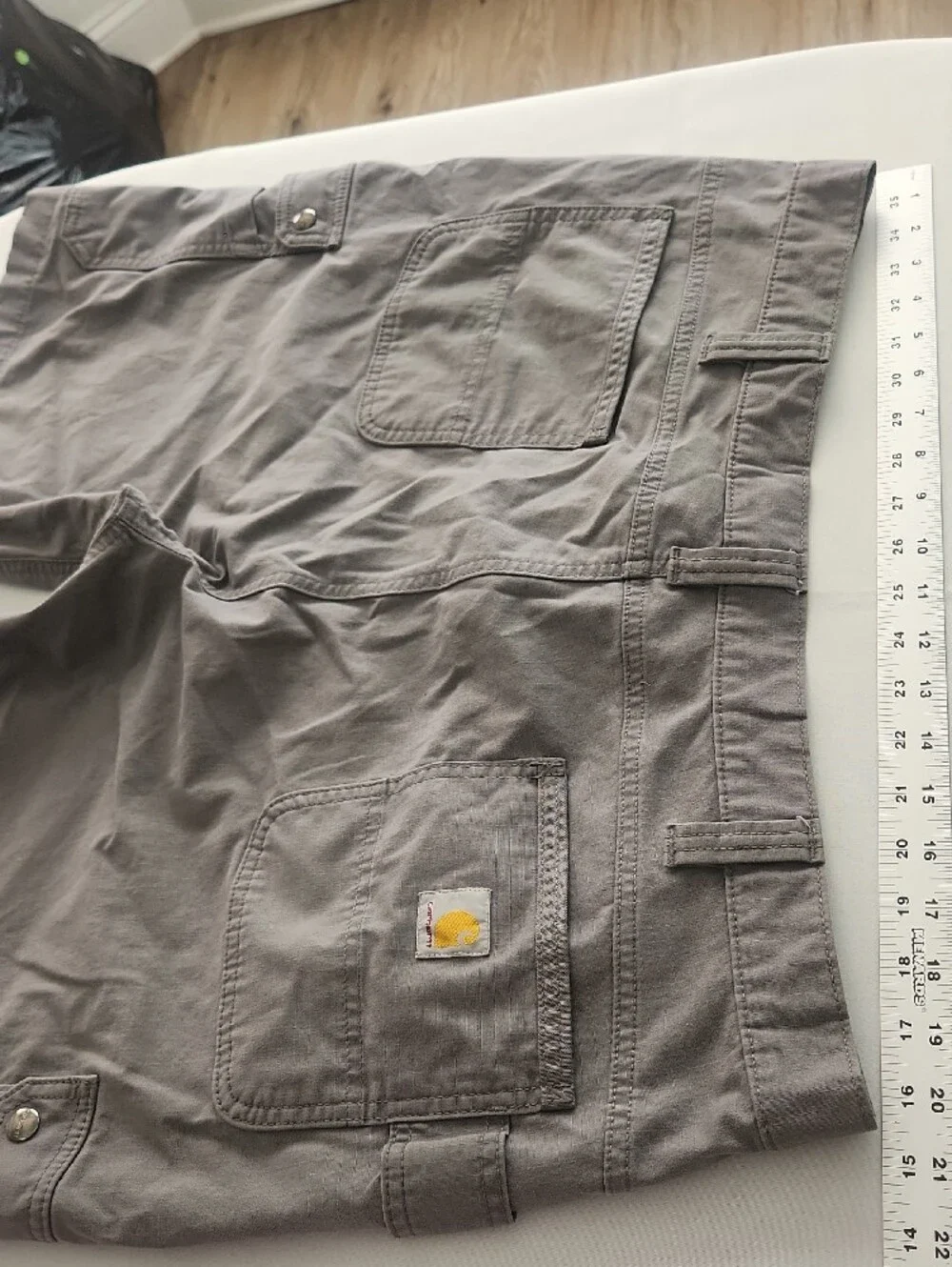 Carhartt Men's Cargo Shorts in Light Gray